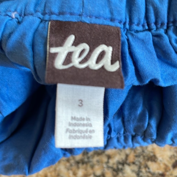 Tea Collection skirt, 3T, royal blue. Purchased new for $35 - Picture 2 of 3